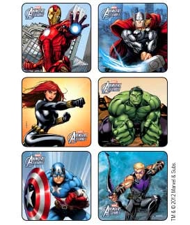 Avenger Reward Stickers