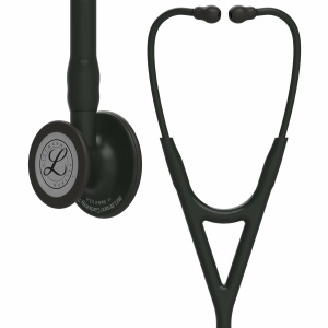 Littmann Cardiology IV Stethoscope: Black with Matt Black Chestpiece 6163